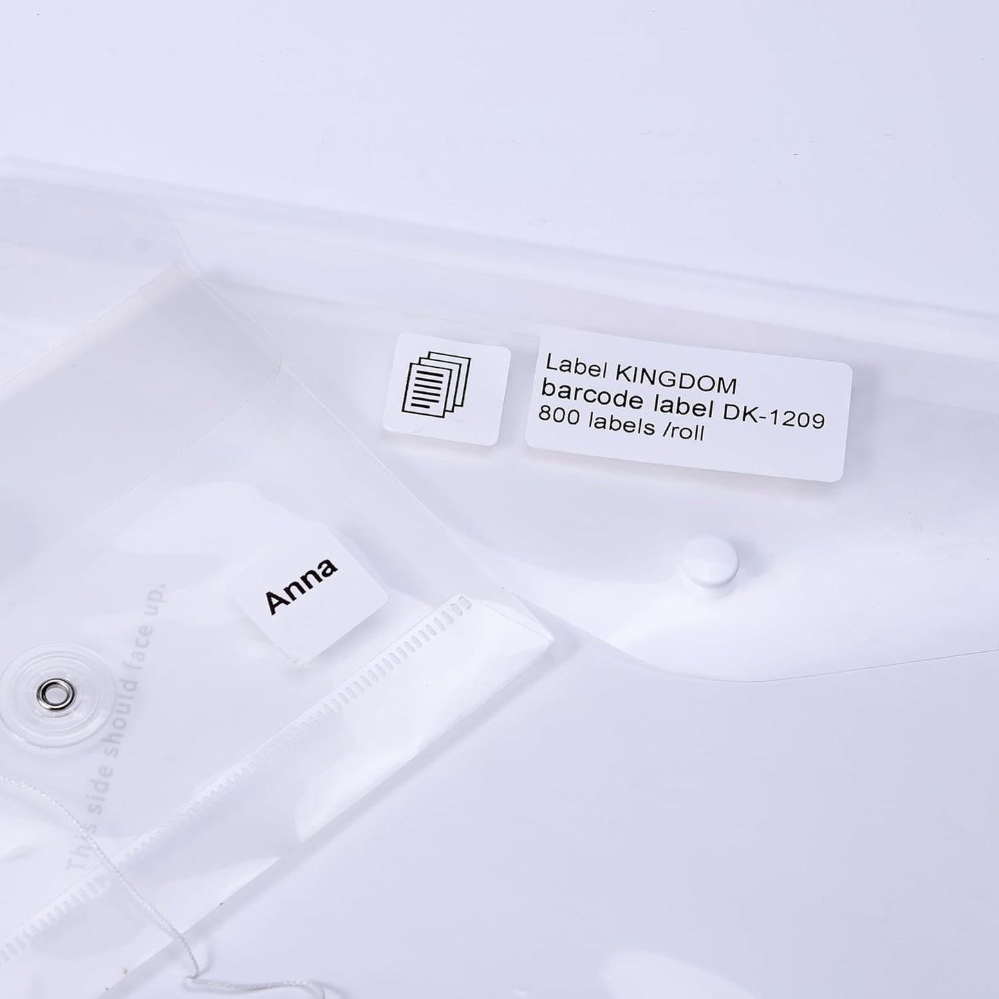 Label KINGDOM Replace Brother (2.4 x 1.1 in) DK-1209 White Label for Small Address/Barcode Labels, Roll of 800 Stickers use with QL-800 Printer, 29 x 62mm (5 Rolls+ 1 Reusable Cartridges)