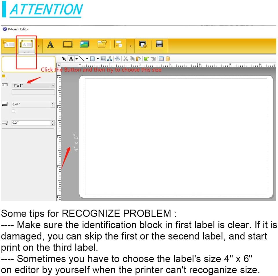 Label KINGDOM Replace for DK-1241 Brother 4" x 6" Die-Cut Large Shipping Label, 102 mm x 152 mm 200/Roll White Paper Address Label for QL-1100 QL-1110NWB Label Printer (10 Rolls+1 Frame)