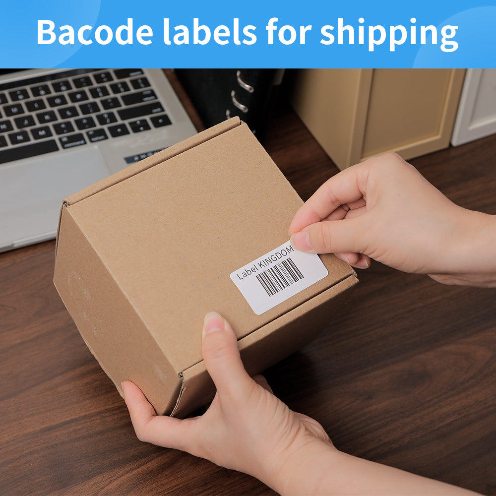 Label KINGDOM LW Label Compatible Dymo 30334 (1-1/4” x 2-1/4”) Multi-Purpose Label for LabelWriter 450 4XL, Rollo Printers, for Barcode FNSKU Labels, 1000 Stickers per Roll, 12 Rolls