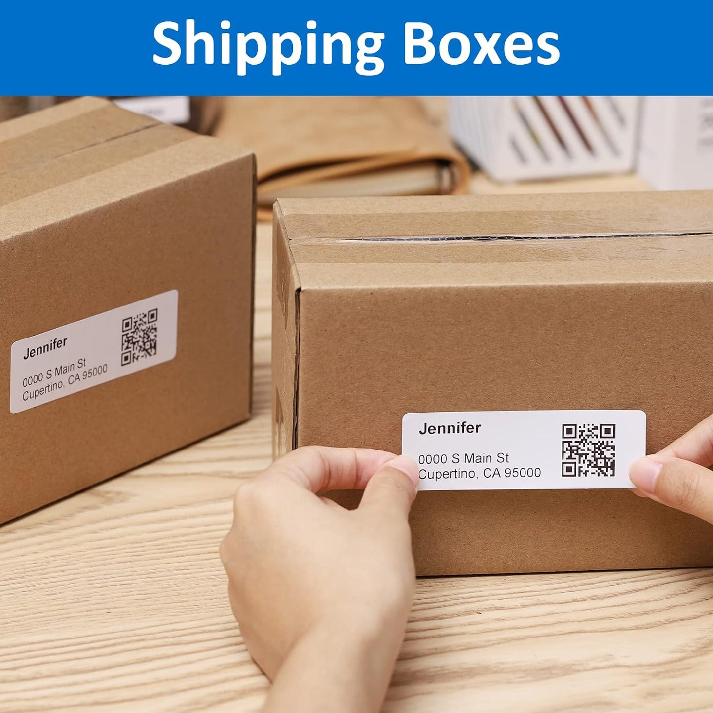 Label KINGDOM Replace for DK-1201 (1.1" x 3.5") Standard Address Labels for Brother QL 800 820NWB 700 Label Printers, Die-Cut 29mm x 90mm, 400 Labels/Roll, 1 Frame+12 Rolls